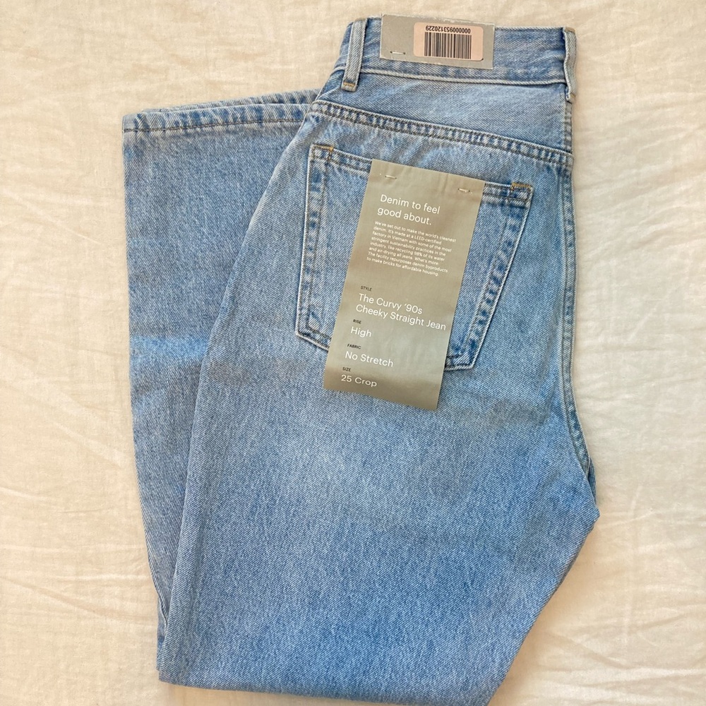 Everlane 90s Cheeky Jeans NWT Sunbleached